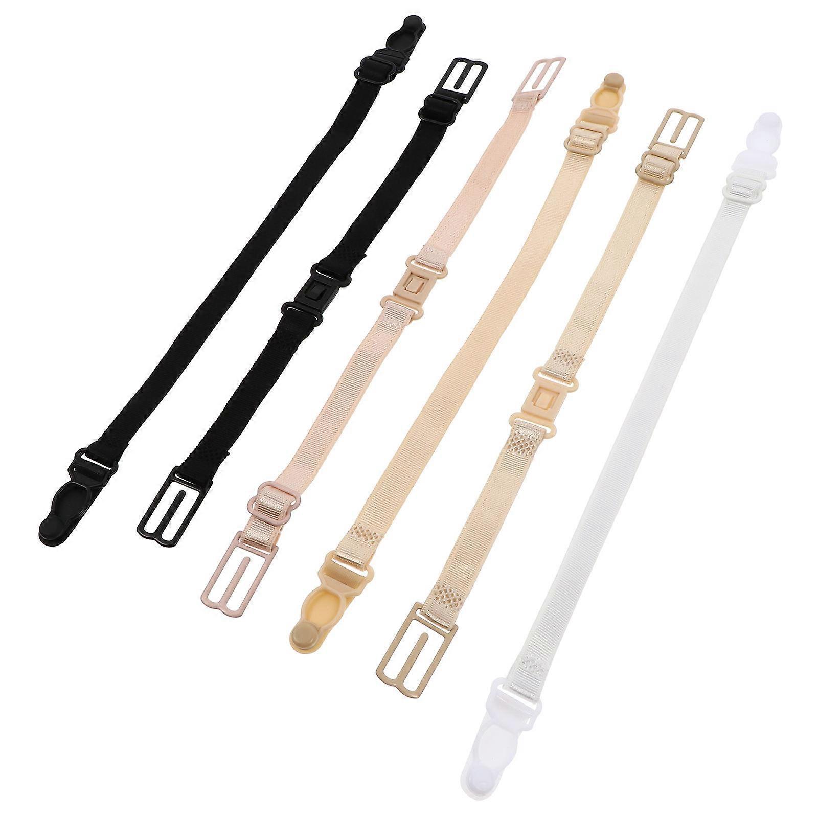 Adjustable Bra Strap Holder Non-Slip Buckles for 12Pcs Underwear