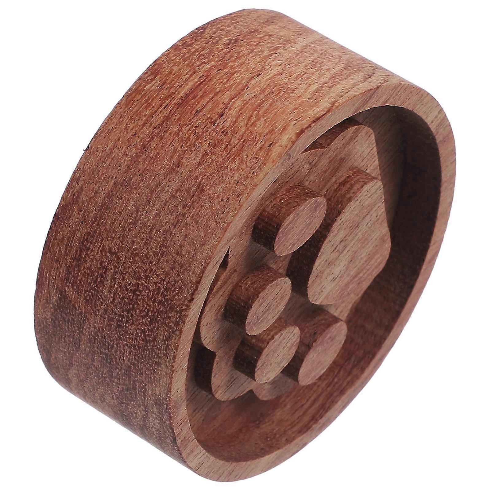 Round Brown Extension Wood Diffuser Wooden Diffuser for Home Use