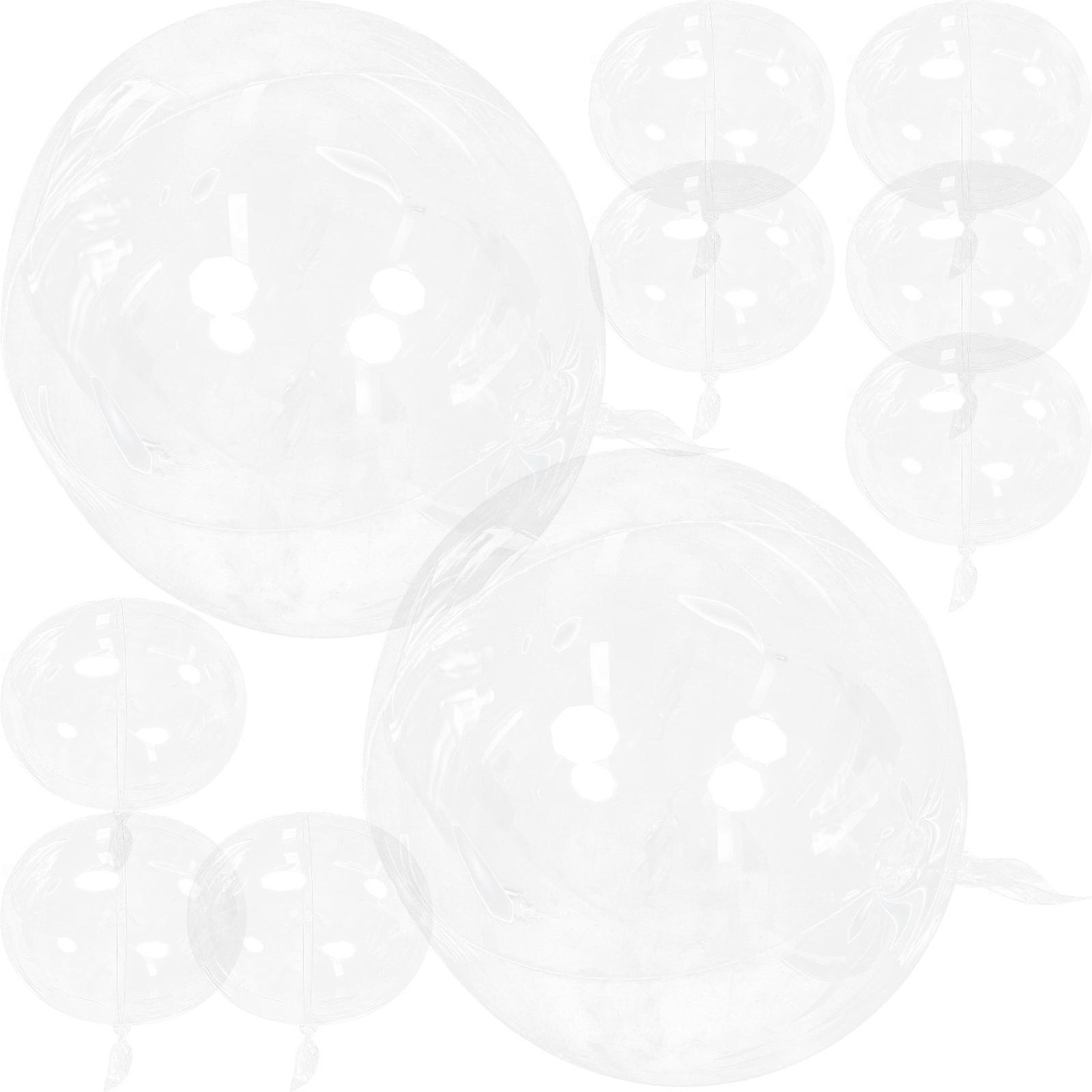 Floral Balloons Hotel Decoration Durable Material Round Shape Pre-Stretched Version 25Pcs