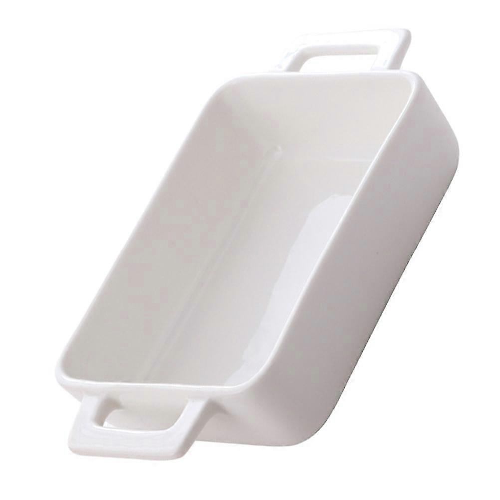 Wear-Resistant Baking Tray for Kitchen Use 2Pcs Ceramic Tray