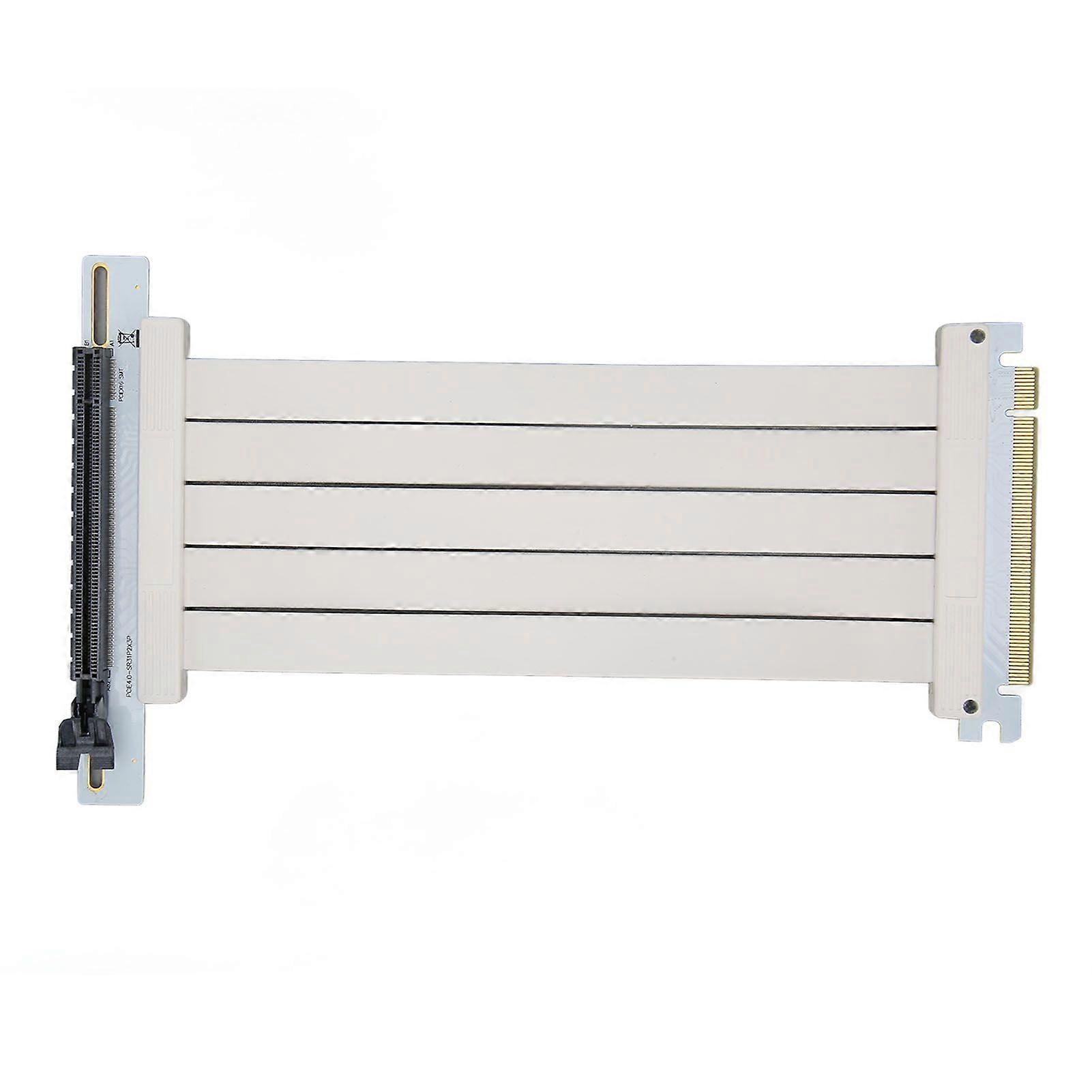 PCIe 4.0 X16 Riser Cable 90 Degree Socket Extension Cable High Speed Vertical Mount Gaming Riser Cable for PCIe3.0 Gen3