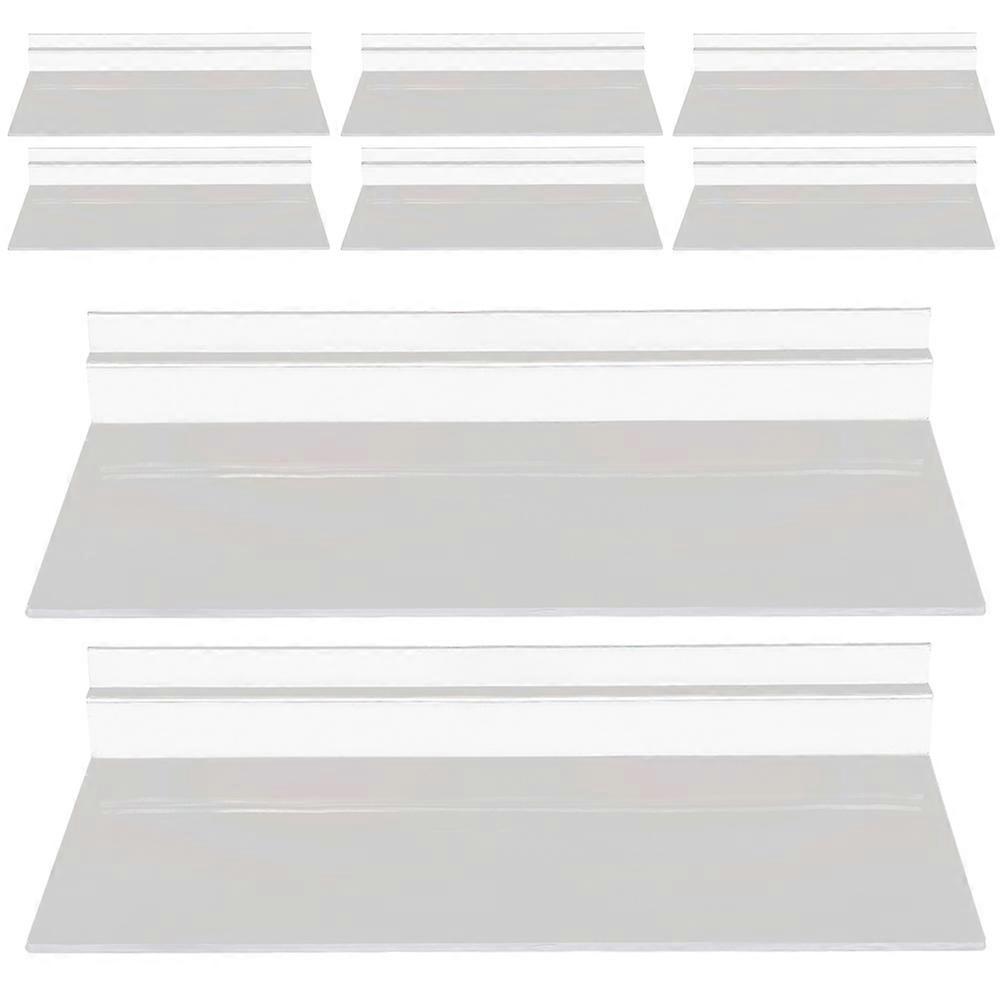 32Pcs Clear Wall Shelf for Shoe Display Transparent Plastic Shelves