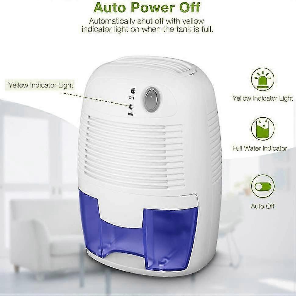 Mini-Luftentfeuchter USB Tragbarer Lufttrockner Elektrische Kühlung mit 500 ml Wassertank für das Heimschlafzimmer-Kit