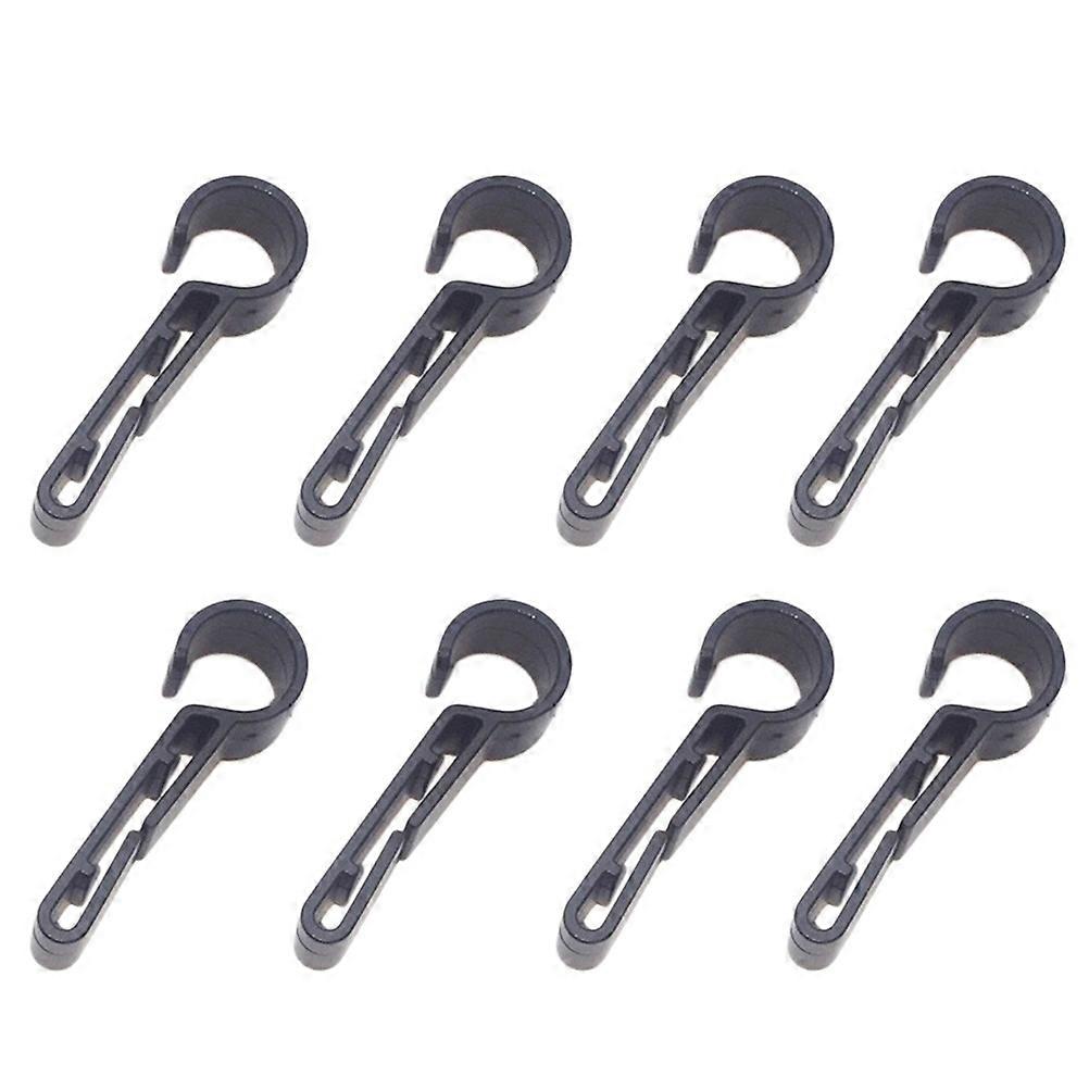 Stop Fasteners for Safety Anti-Slip 8Pcs Black