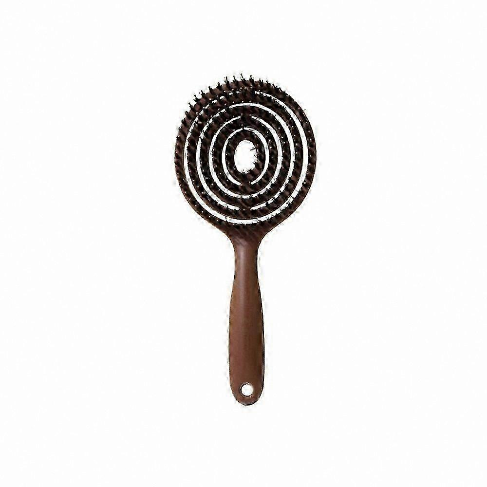 Hollow Round Bristle Brush, Anti-Static Massage Tool, Heat Reduction Solution