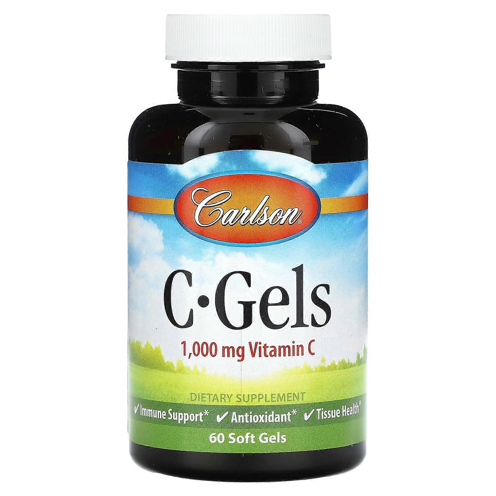 C-Gels, Vitamin C, 1,000 mg, 60 Soft Gels