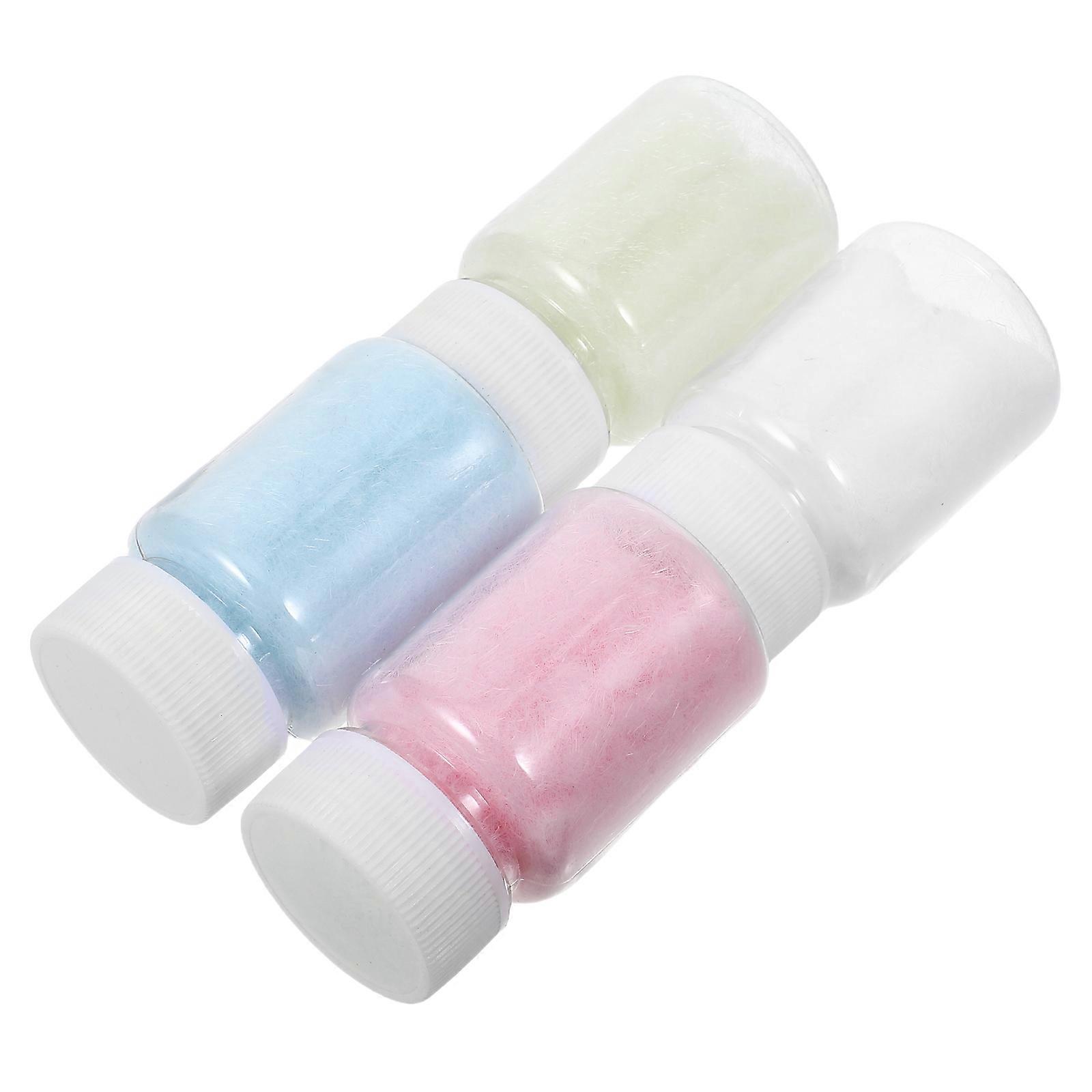Creative DIY Flocking Powder for Crafts 3Pcs 4 Bottles Set