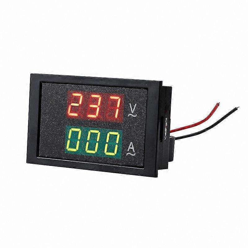 Dual Display AC 50A Digital Current and Voltage Meter with LED Screen