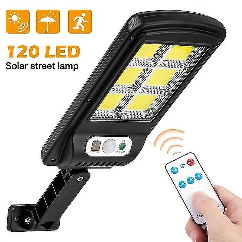 120led屋外太陽街灯防水ピルセンサーウォールランプヒューマン誘導コブ産業庭園スクエアハイウェイロードランプ