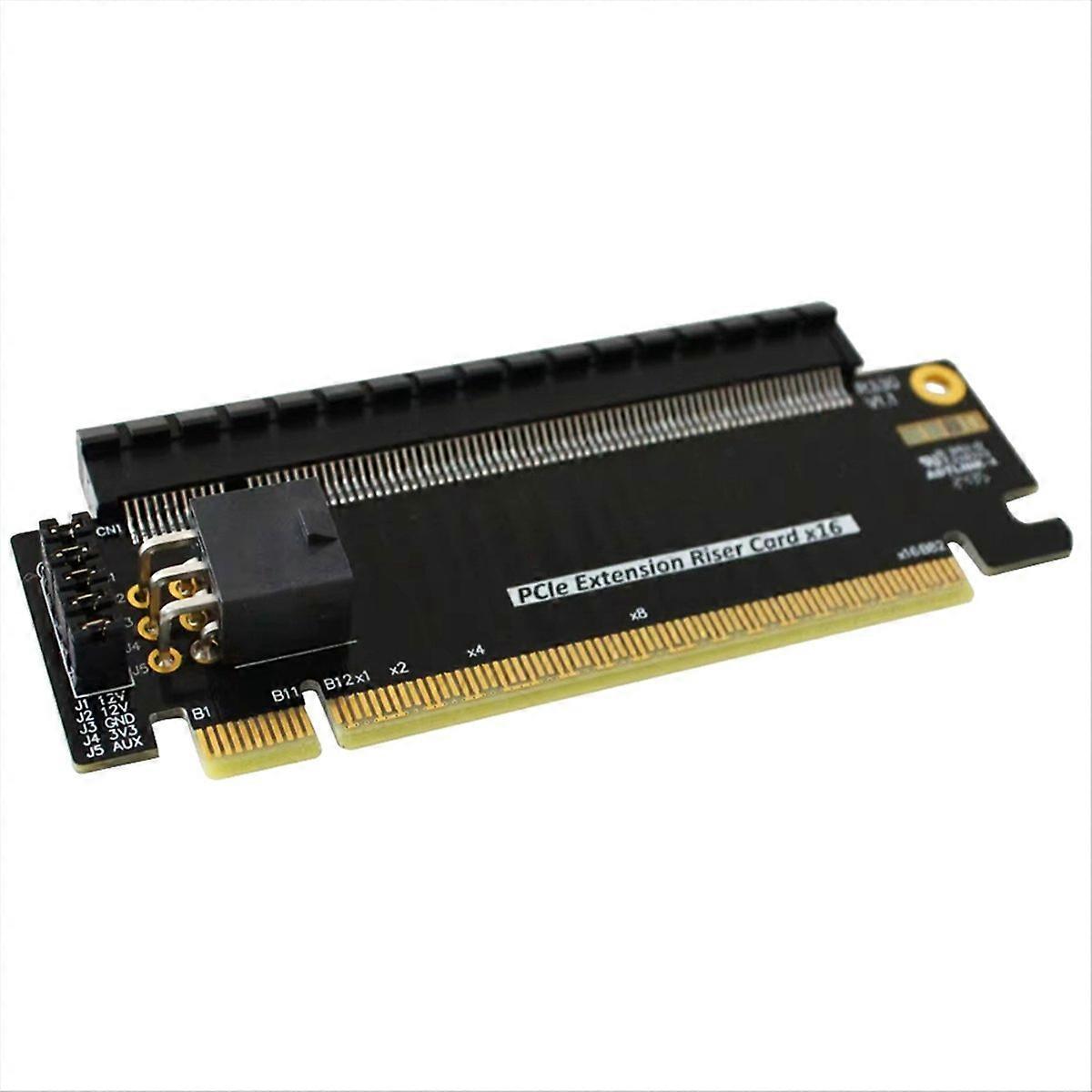 PCI-E 5.0 X16 ハーフハイトからフルハイトへの拡張ライザーカード