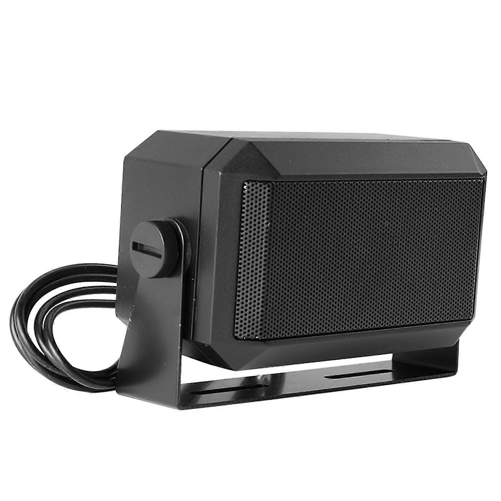 External Speaker Rectangular 3.5mm Plug Car Radio Speaker for Ham Radio CB Radio Scanner 