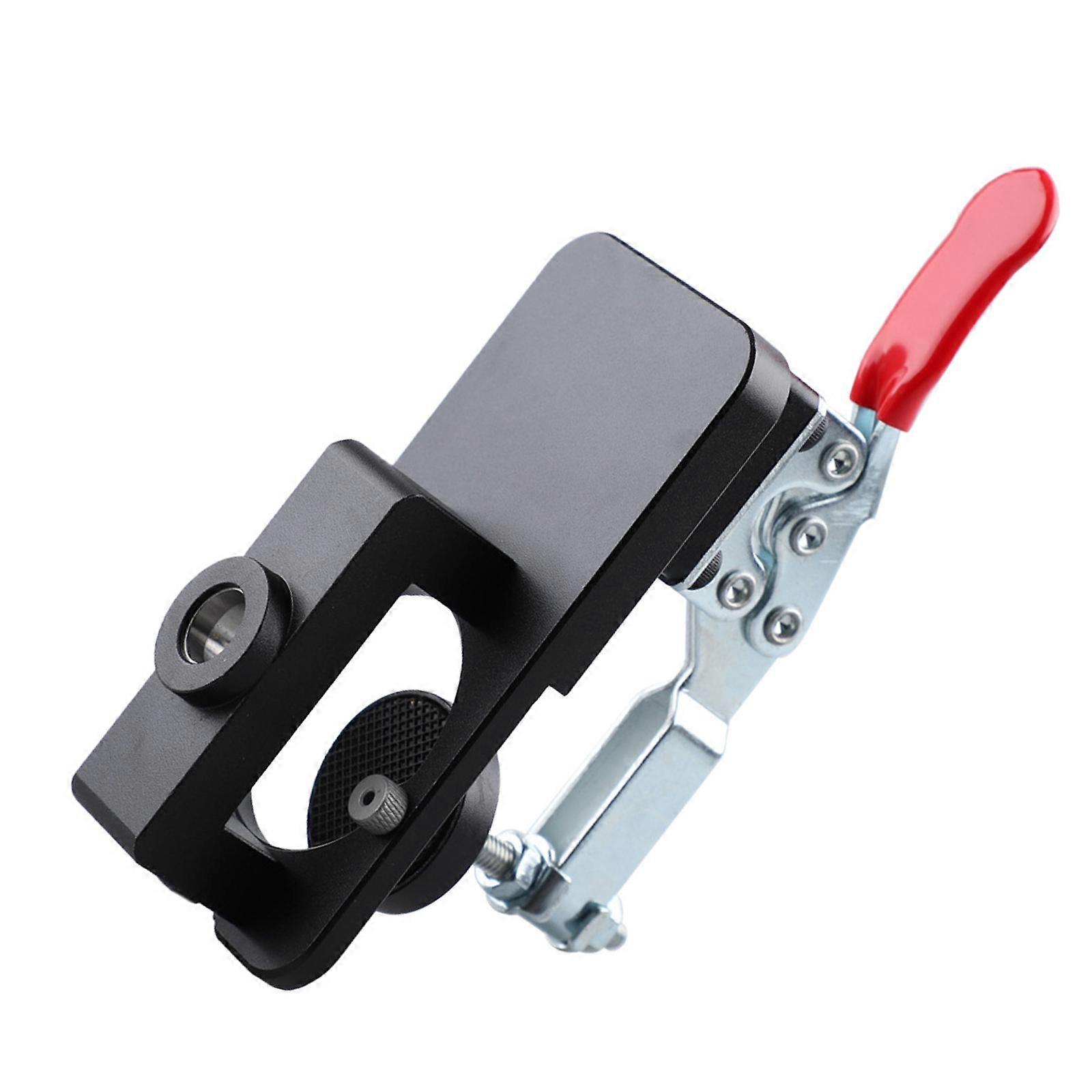 Professional 35mm Hinge Boring Jig Hole Opener Template Woodworking Hole Drilling Guide Locator with Fixture Enduring Multicolor