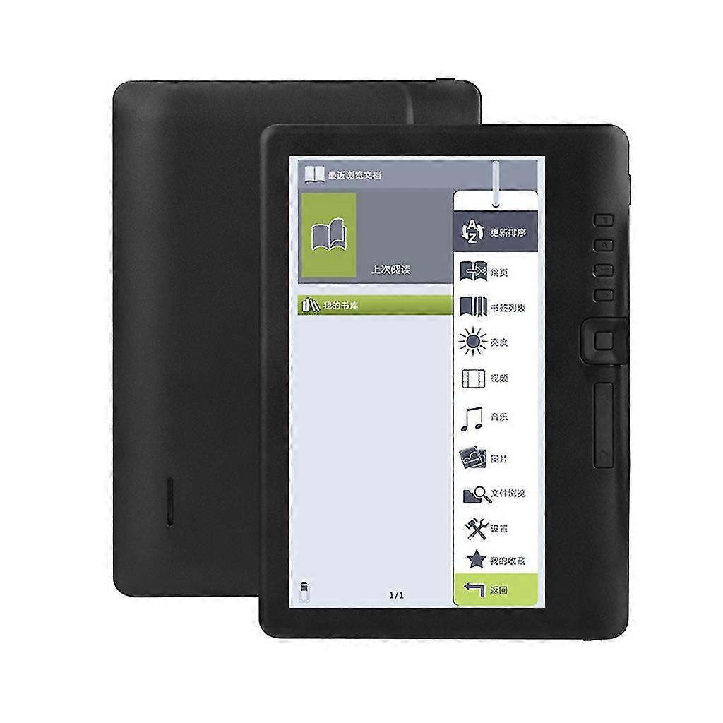 7" E-book Reader Easy Carry Lcd Monitor Thin To 11mm With Usb Charging Line