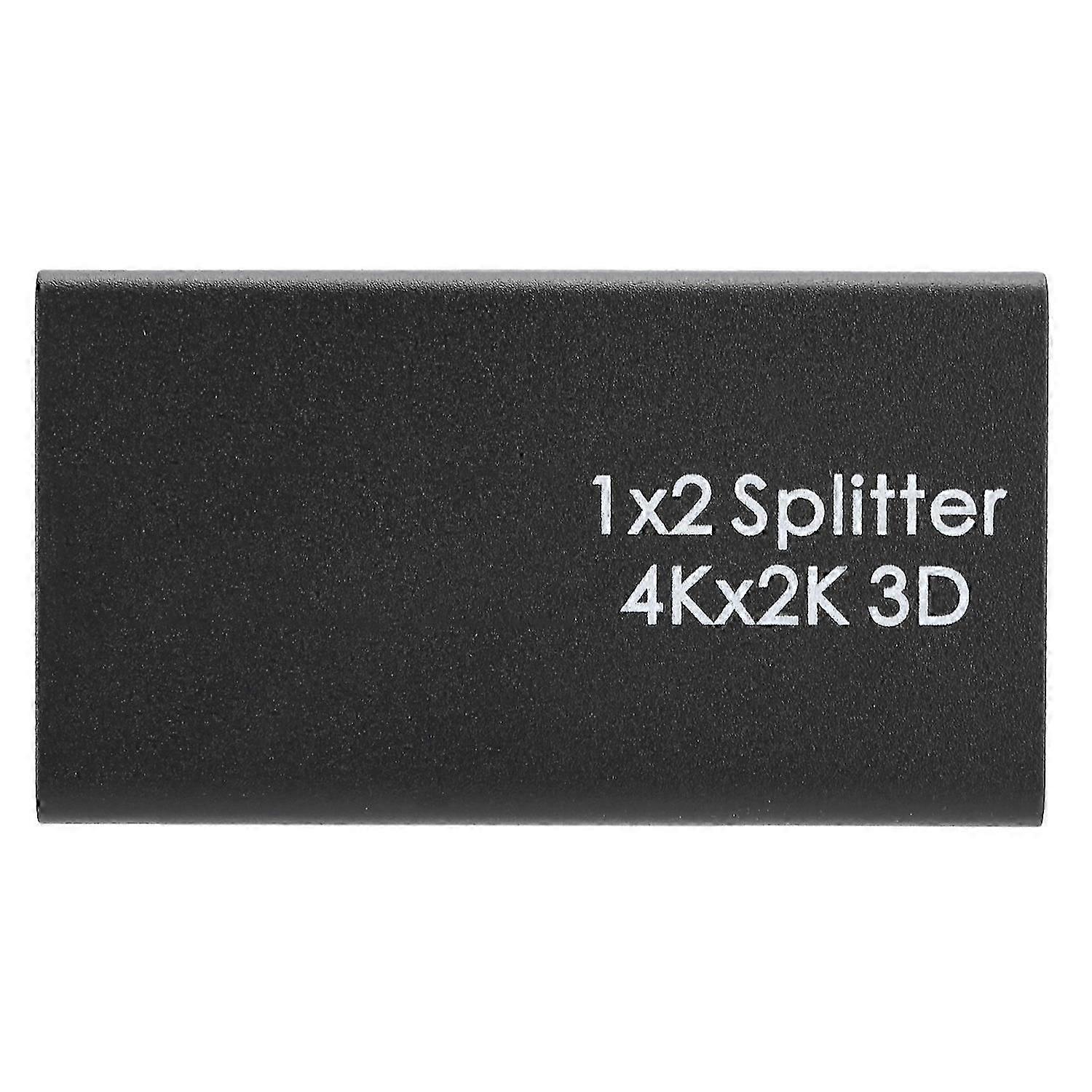 4K HDMI Splitter HD Video HDMI Switcher 1 in 2 Out Amplifier Dual Display 100?240VAU Plug