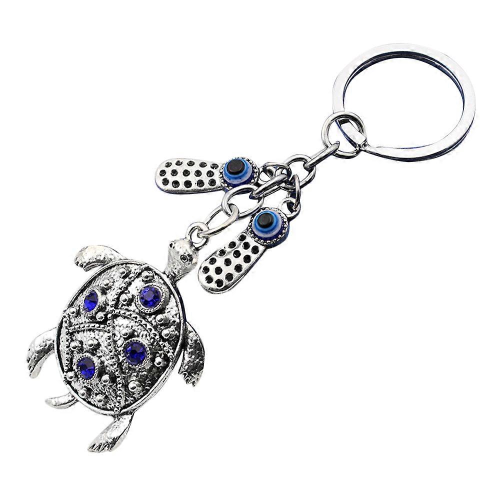 Turtle Keychain Alloy Keychain Decorative for Car Keys with Charm