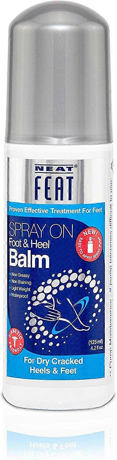Neat Feat 喷雾式足部和足跟膏，4.2 盎司