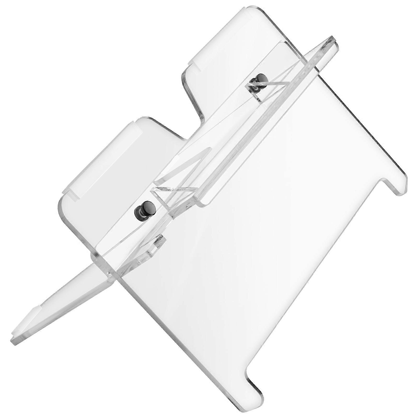 Acrylic Stand Anti Slip Holder Desktop Clear Display Stand Table Tilted Holder Storage Bracket for Legion Go NS2 Multicolor