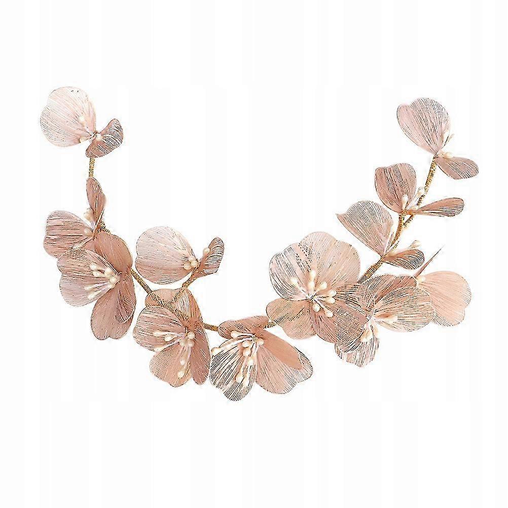 Pearl Wedding Headgear For Bride Flowers