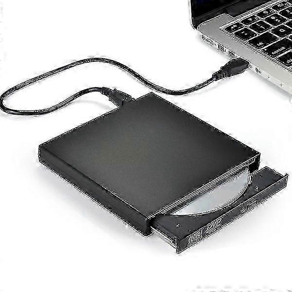 External Cd Dvd Drive, Usb 2.0 Slim Protable External Cd-rw Drive Dvd-rw Burner Writer Player For Laptop Notebook Pc.
