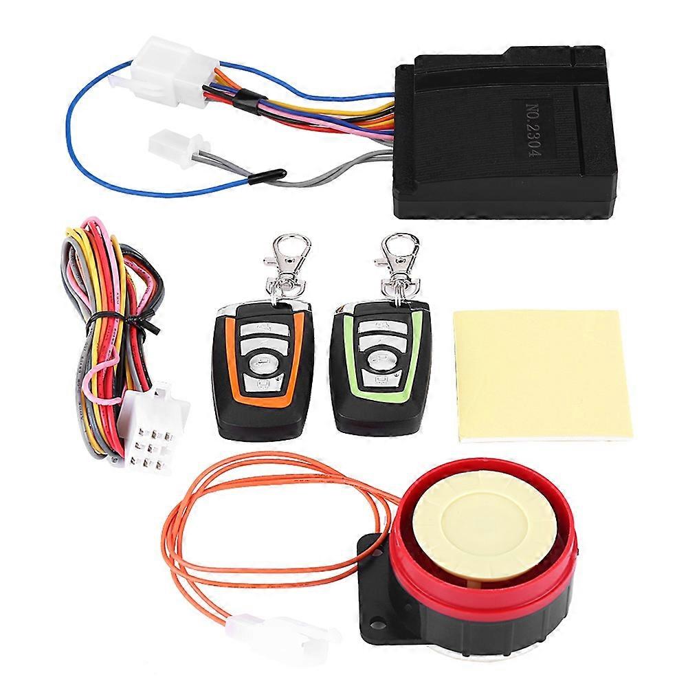 Motorcycle  Anti theft Security Alarm System Remote Control