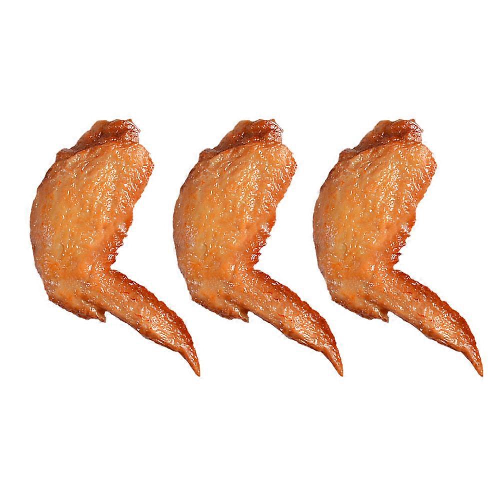 Artificial Food Model Roasted Chicken Wing Prop for 9Pcs Display