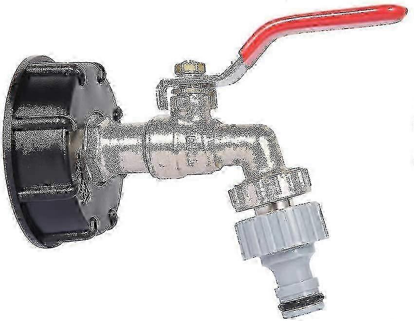 e Ibc Tank Adapter S60x6 Threaded Connector Replacement Valve Fitting Parts Drain Adapter To 1/2" Hose