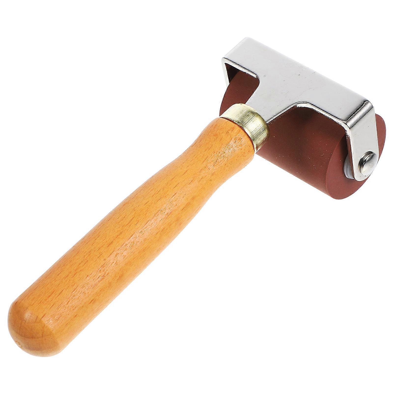 Rubber Roller Ink Roller for Printmaking Brown