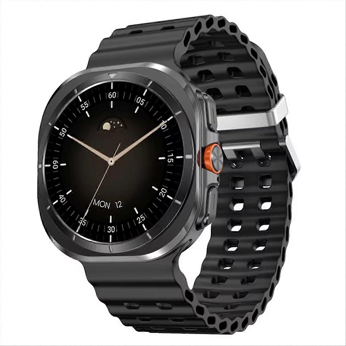 DT Watch Ultra 47mm Smartur Bluetooth Opkaldskompas Sort
