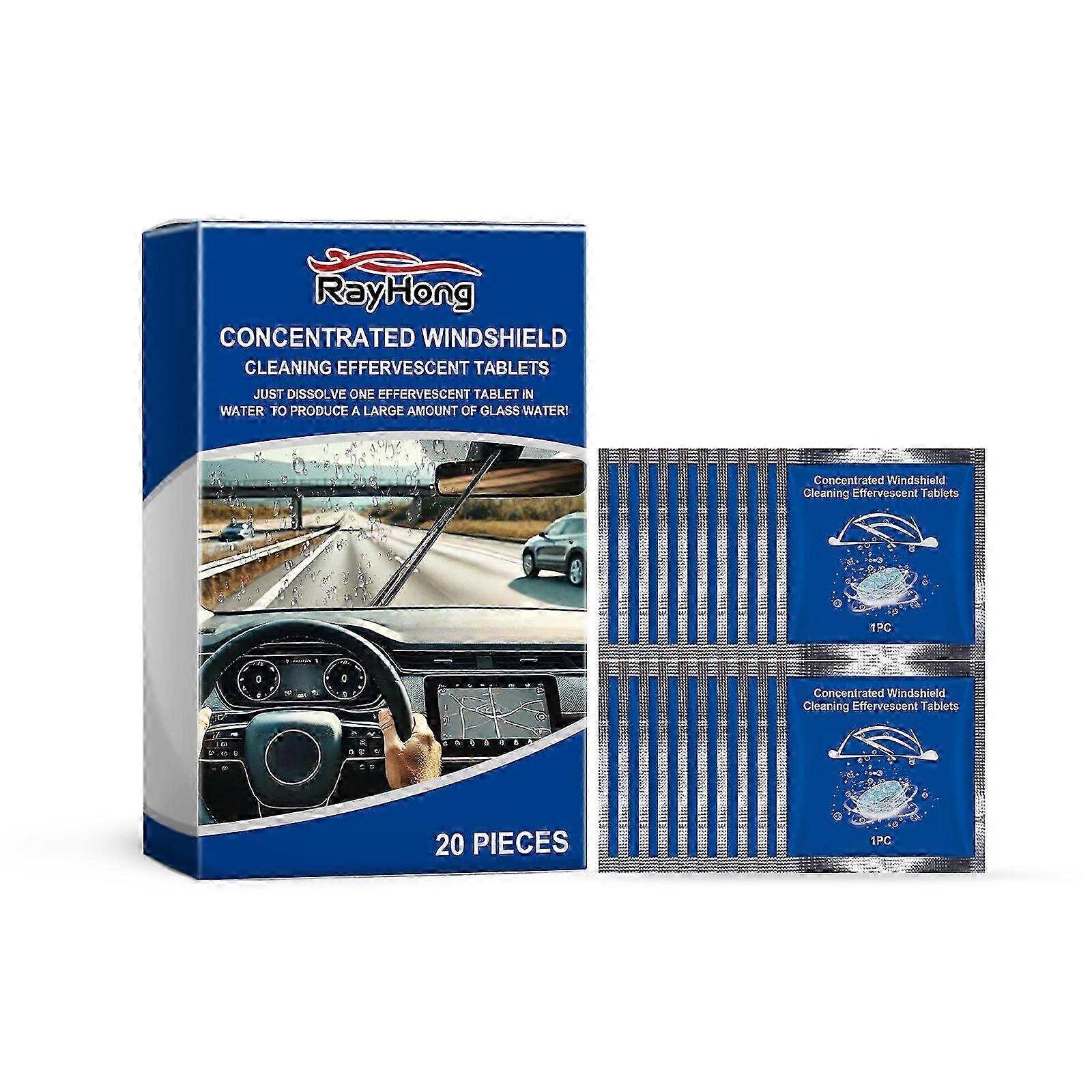 Windshield Cleaning Tablet Car Window Glass Stains Water
