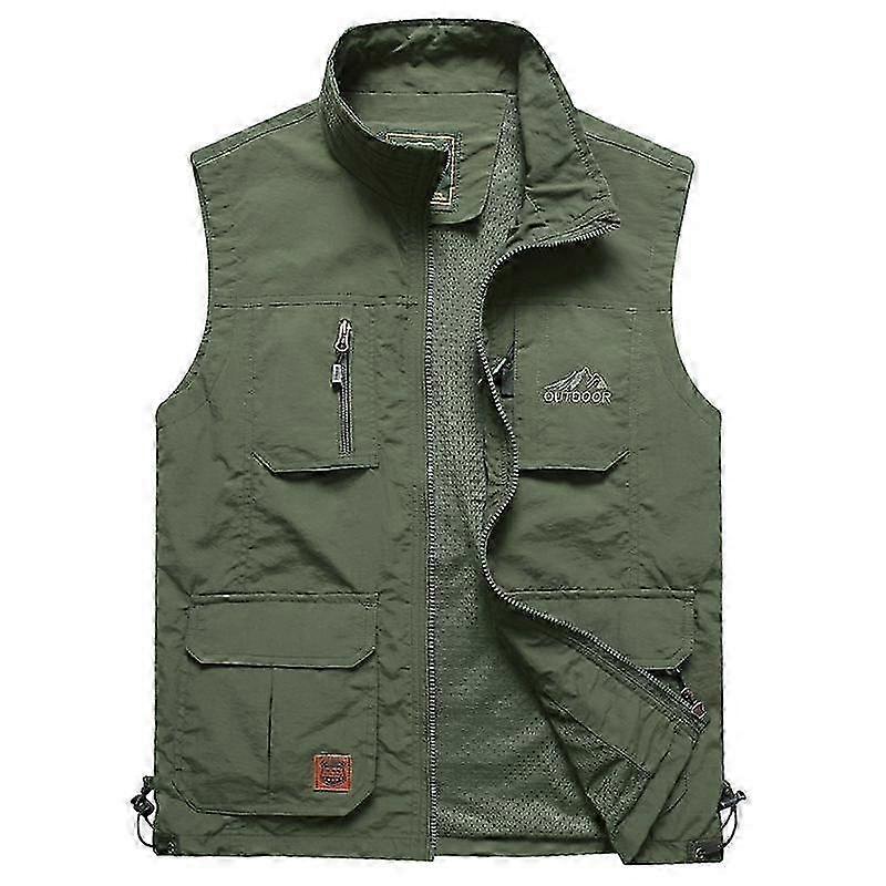 Training Vest for Men, Sleeveless Mesh Jacket for Active Wear