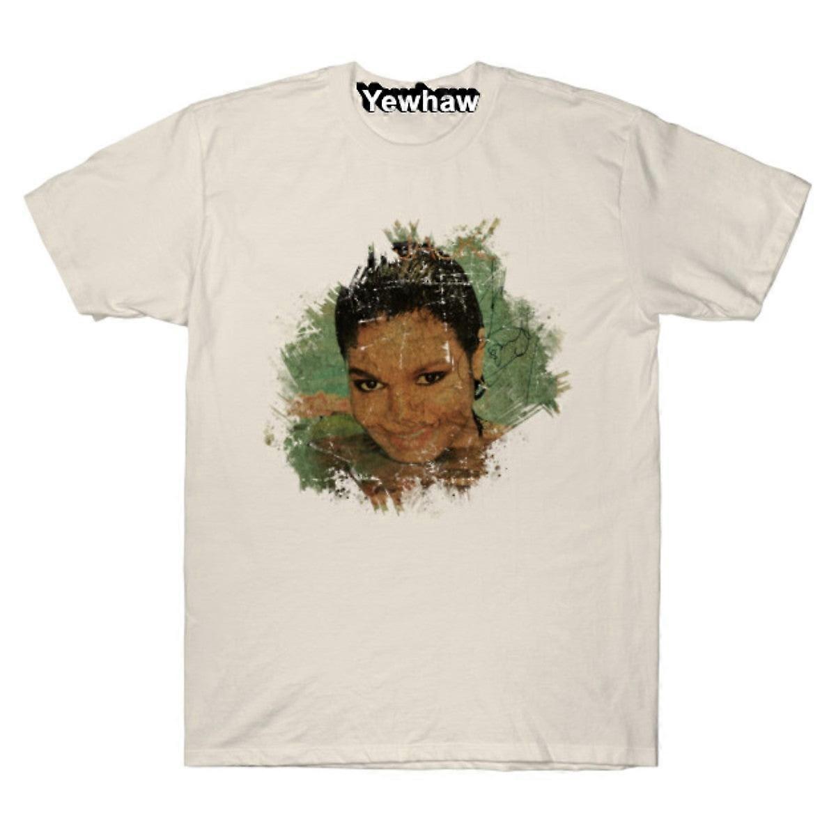Janet Jackson \ Brush Design Frame T-shirt