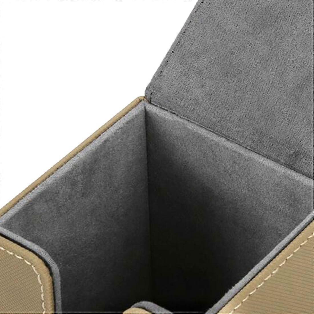 Card Case Deck Box Sleeved Cards Deck Game Box for Yugioh MTG Binders: 100+, Black Red