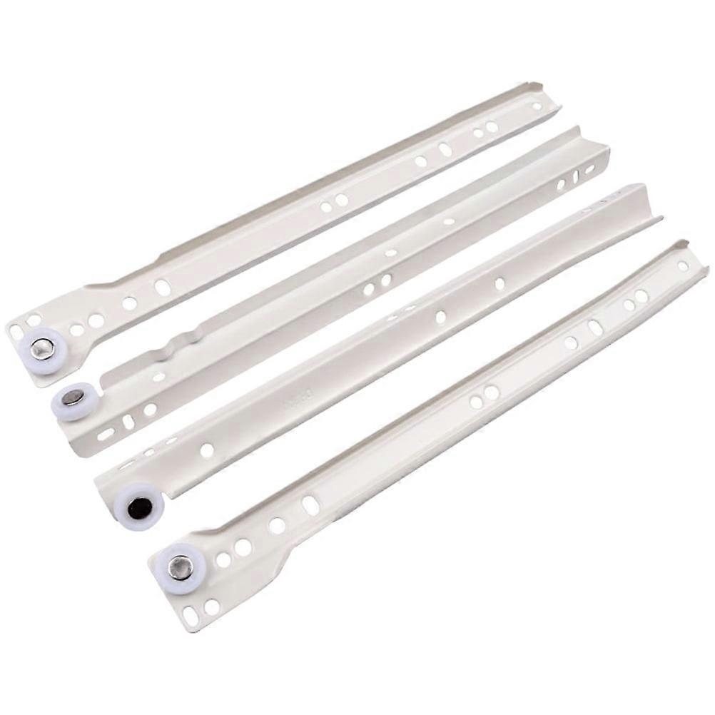 2Pcs Household Drawer Rails Replacement Drawer Slides Detachable Sliding Rails