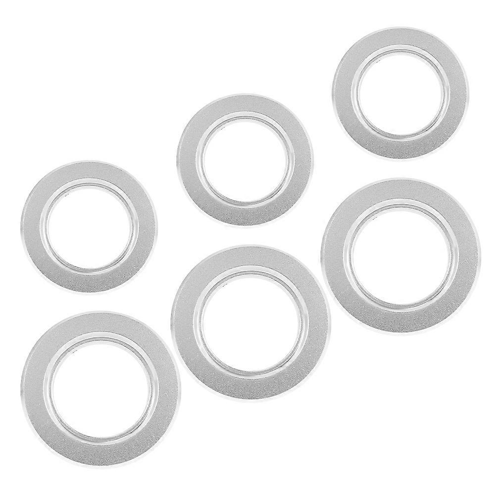 Bird Cage Protector Guards For Parrot Accessories Prevent Biting 6Pcs Silver Round