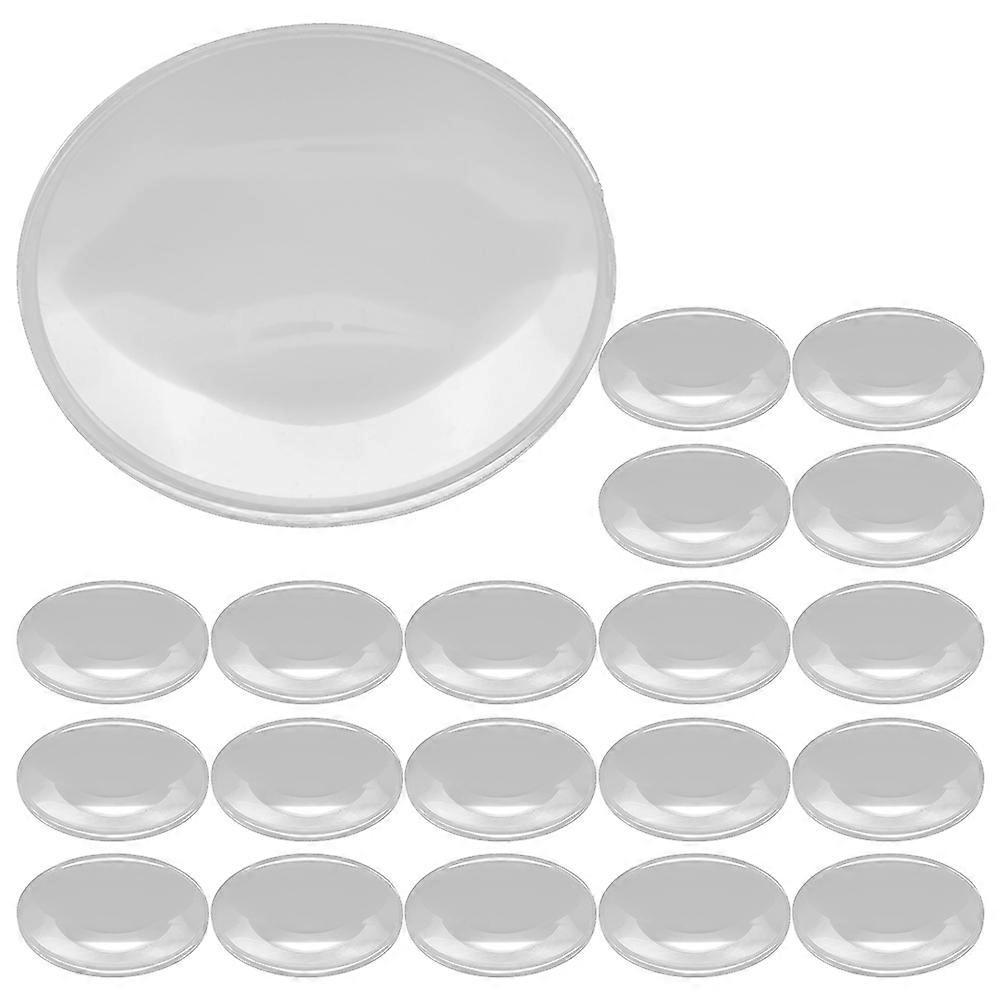 Magnifying Lens Double Convex Lens for Magnification 12Pcs Acrylic Magnifier