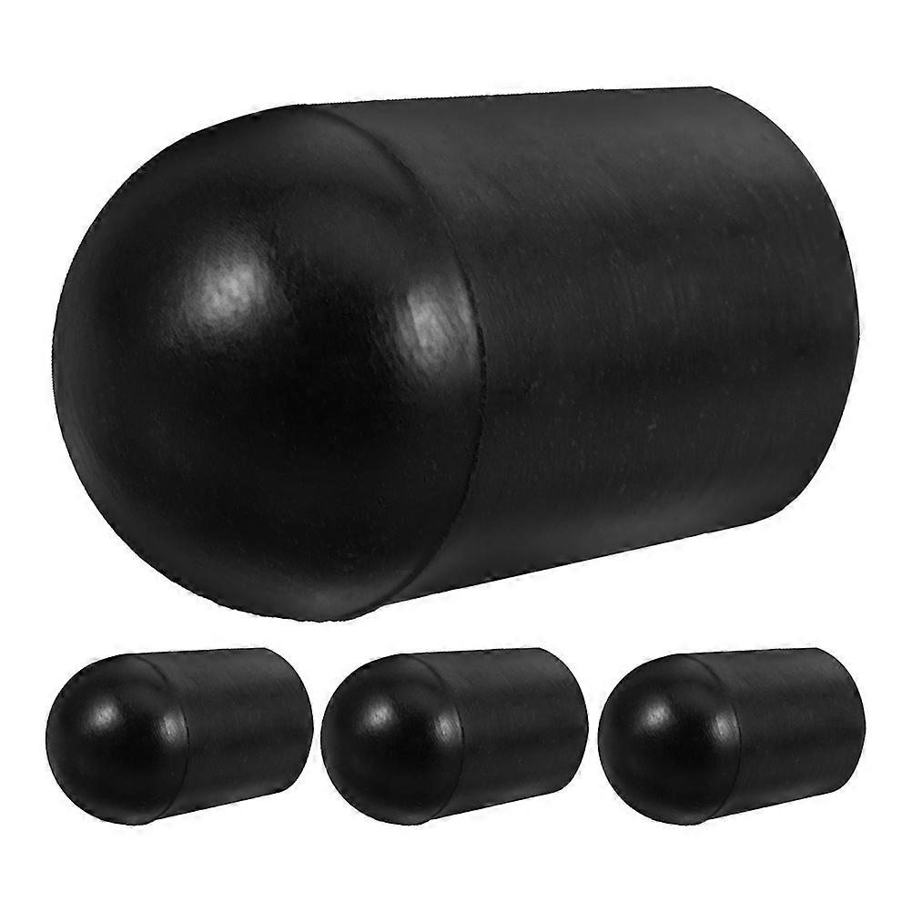 Rubber Bass Endpin Protector Offers Non Slip Cap 4Pcs Replacement