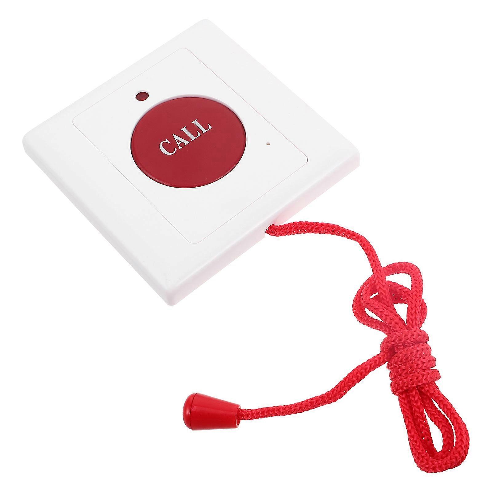 Emergency Call Button with Cord for Disabled Function with Dual Alarm Buttons