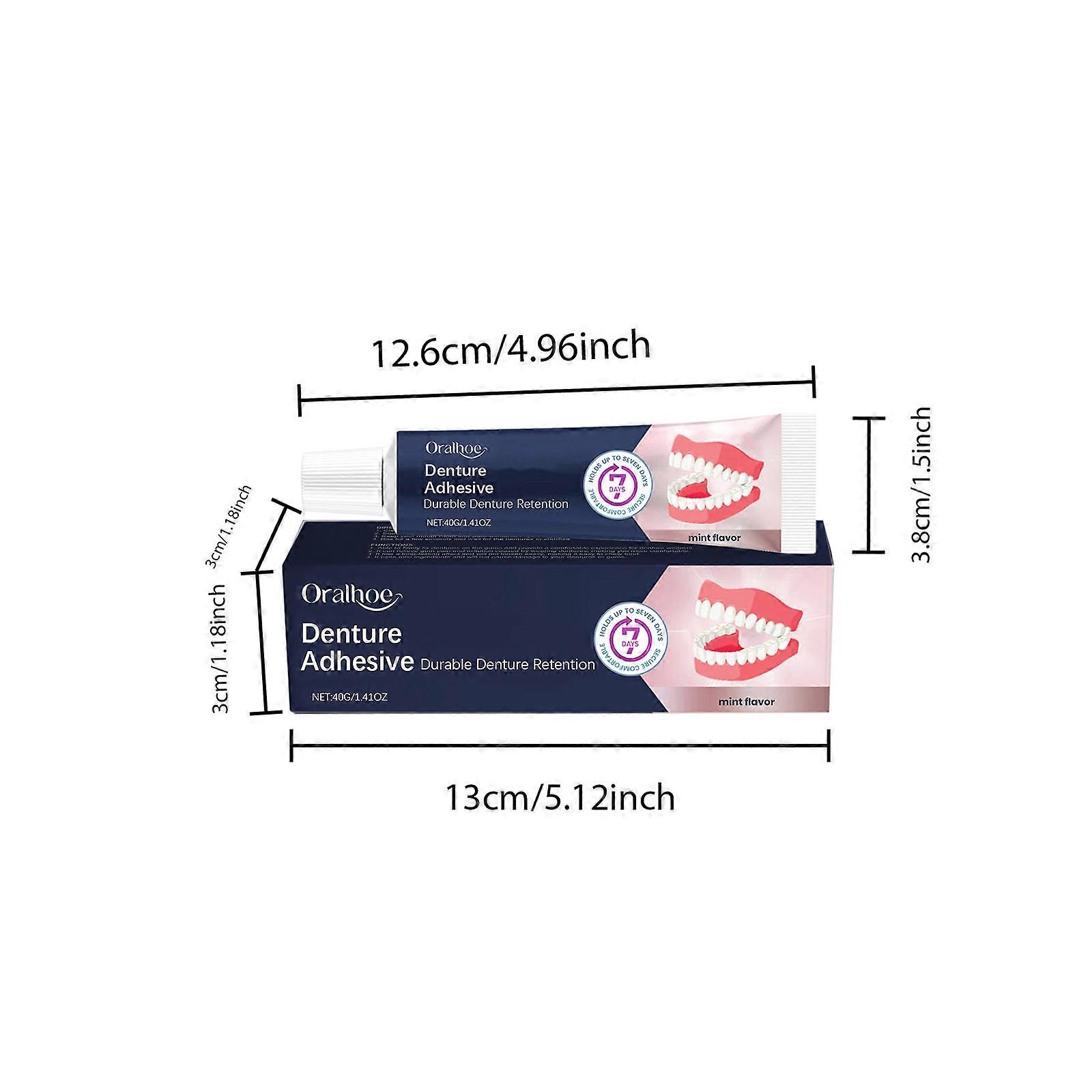 Dental Fixation Adhesive Professional Dentures Glue Dentistry Products Materials Strong adhesion Natural Comfortable Add Charm