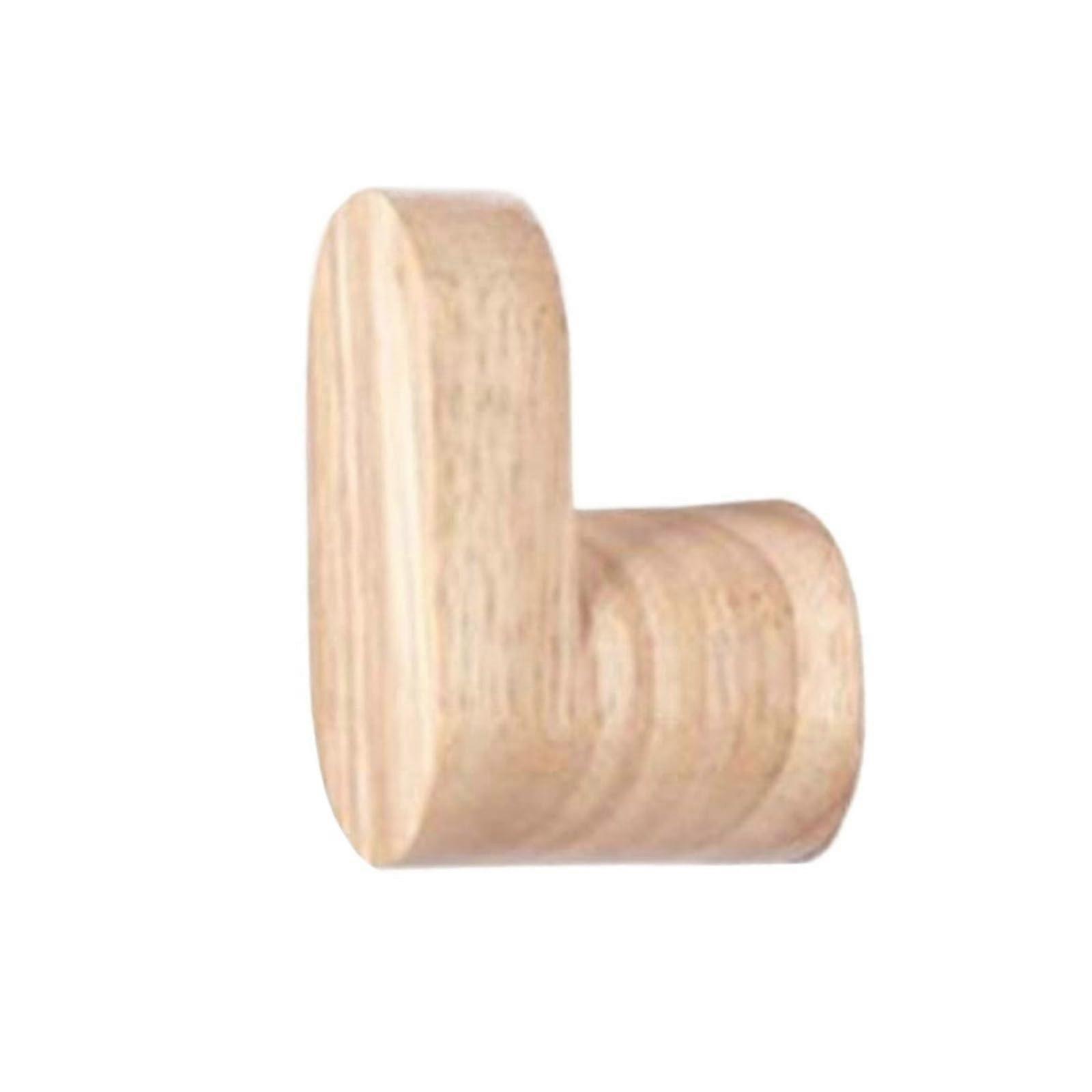 Wall Mounted Coat Hook with Wooden Key Holder, Modern SpaceSaving Design for Entryway Storage