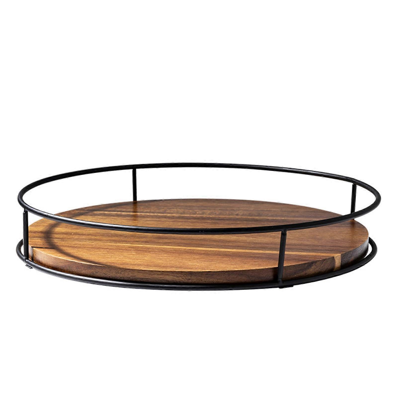 Kitchen Storage Organizer with 360° Rotation AntiSlip Base No Installation, 29cm Diameter