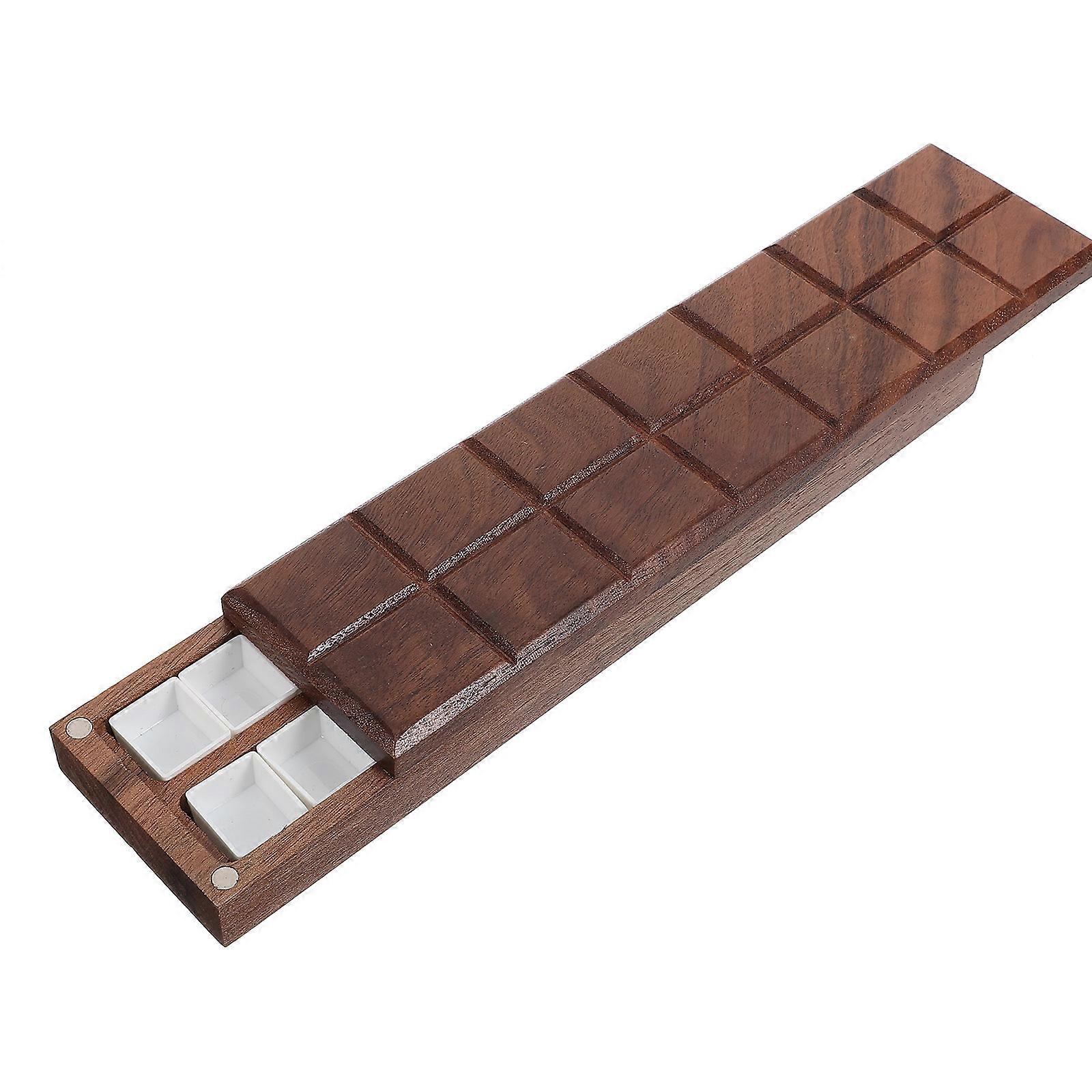 Portable Watercolor Palette Empty Paint Box Ideal For Hobbyists Rectangular Water-resistant 1Pcs