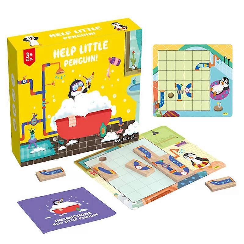 Kid Maze Jigsaw Logical Thinking Training Breakthrough Parent-Child Interaction Board Game Educational Toys For Children