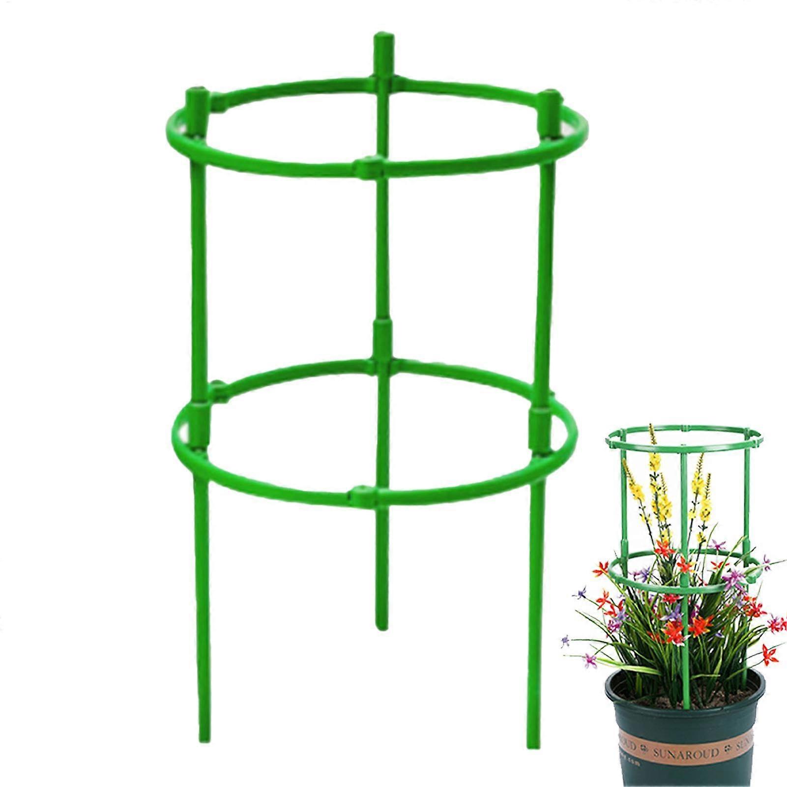 Tomato Cage Plant Support Trellis, Rust Resistant Adjustable Frame for Climbing Plants and Vegetables