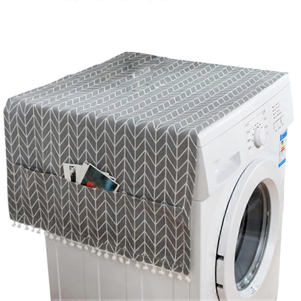 Machine Cover Decoration Household Use Breathable 55x130cm 1Set