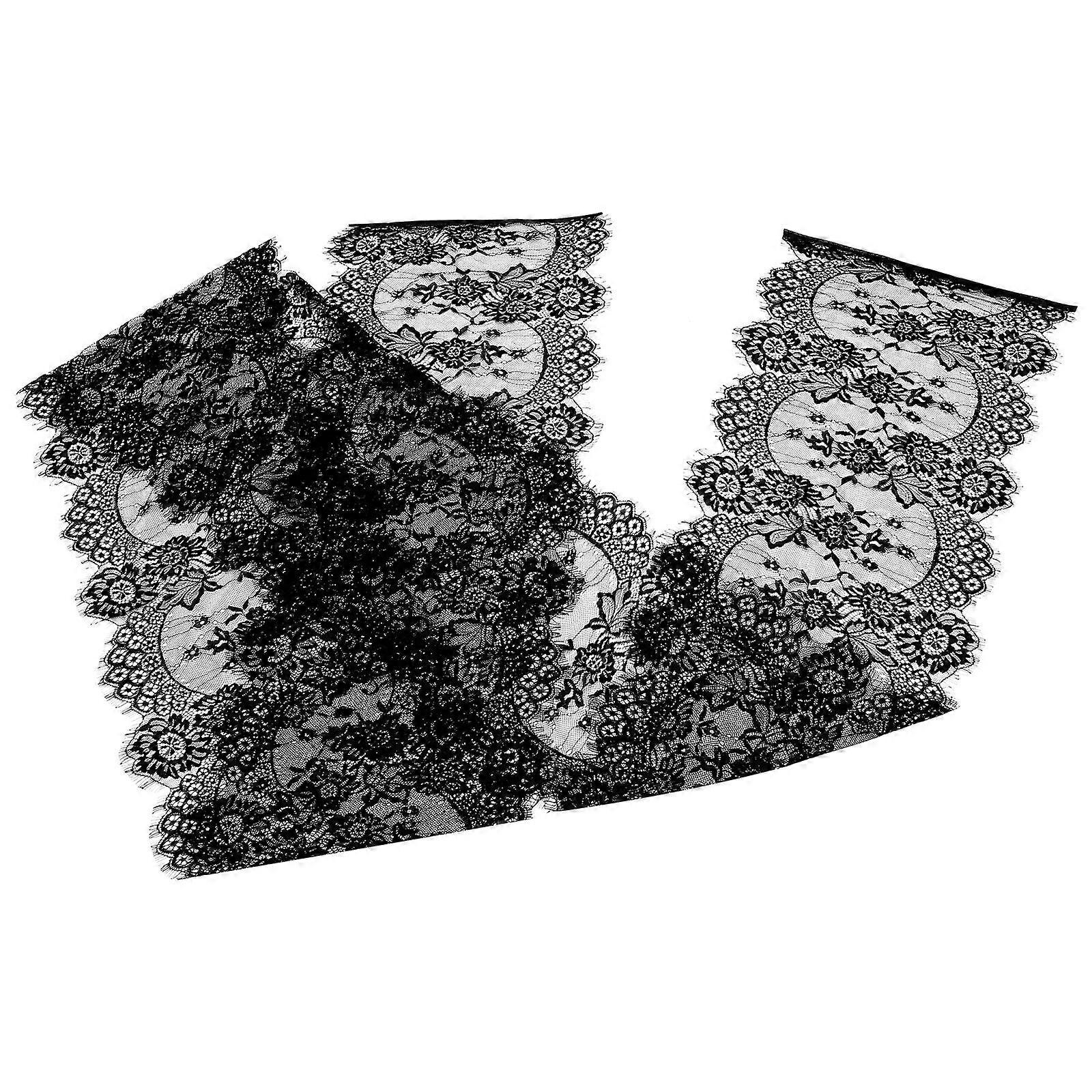 Delicate Tablecloth Rectangular Design For Home Decoration Halloween 300X36Cm Cotton Fabric 1Set