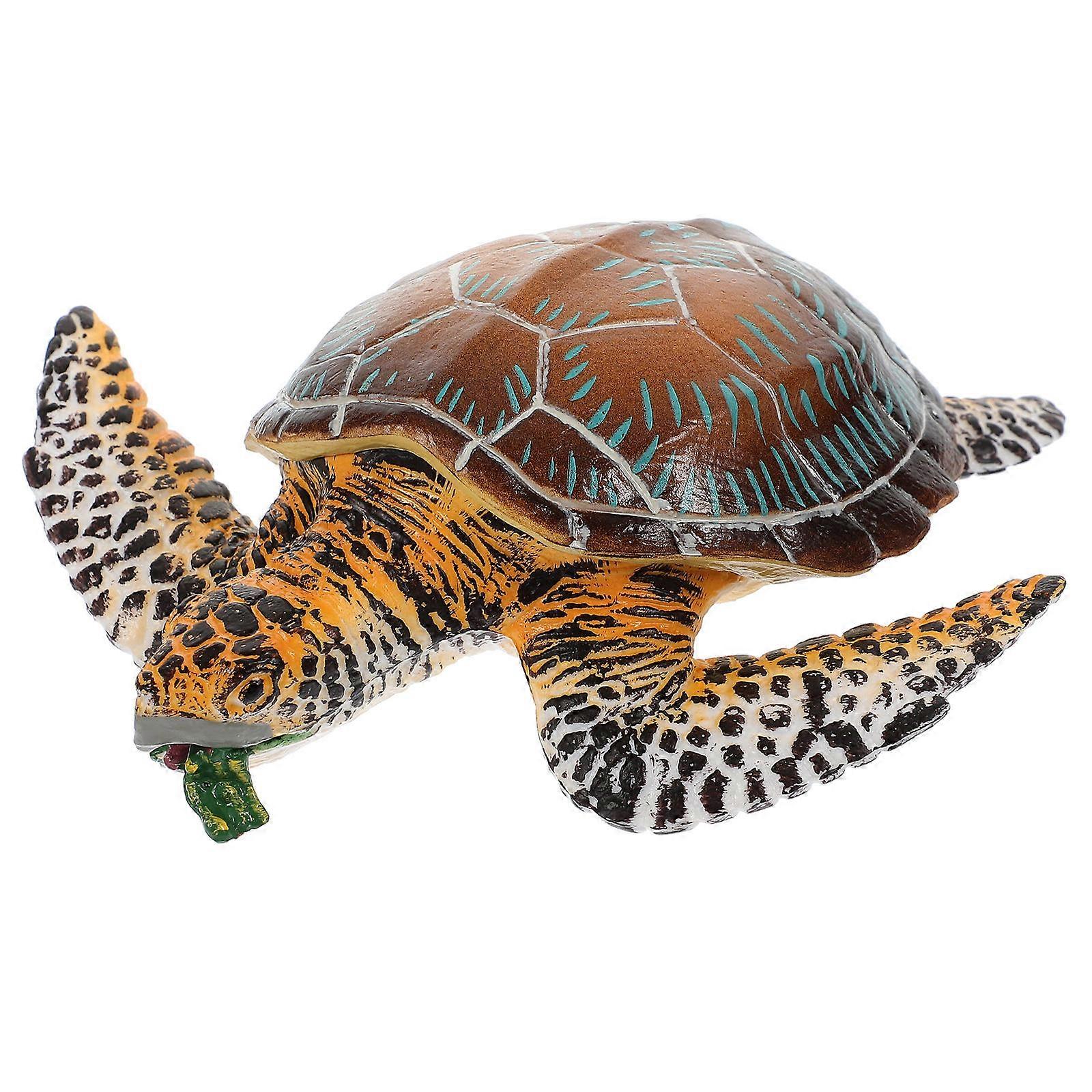 Sea Turtle Model Simulation Decor Realistic Sea Turtle Figurine