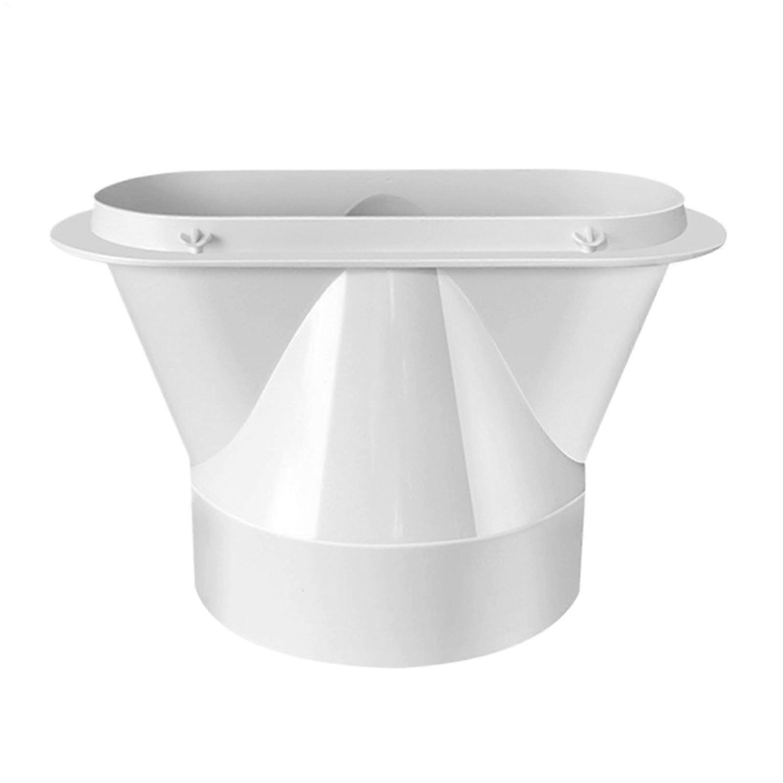 Portable AC Exhaust Hose Adapter with Optimized Airflow, UltraThin Durable Connector for Window Kit