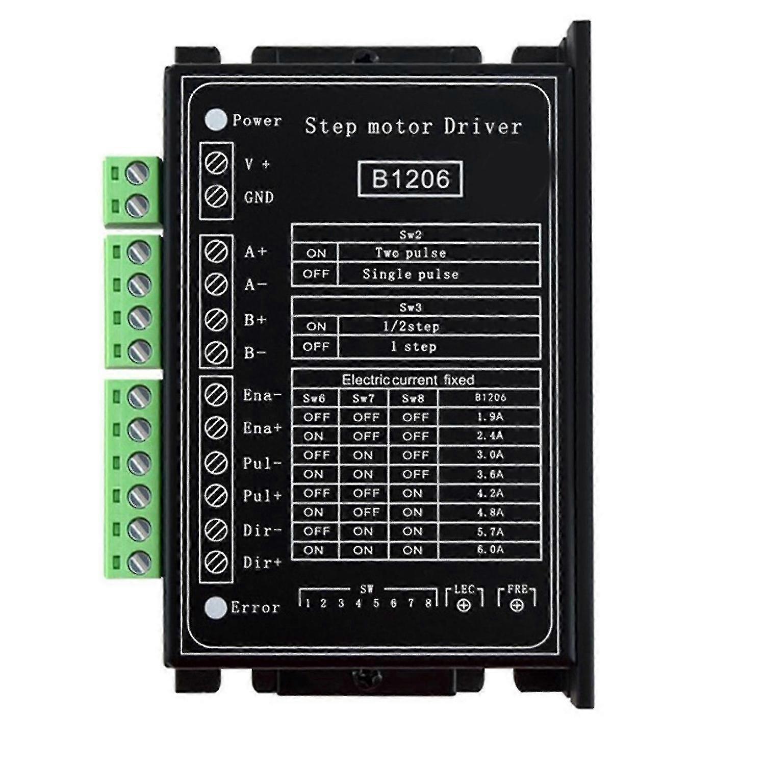 B1206 Full/half Step Driver 2-phase Stepper Motor Driver Driving Voltage 120v