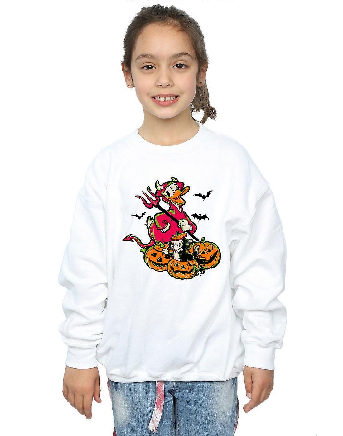 Disney Girls Donald Duck Devil Sweatshirt