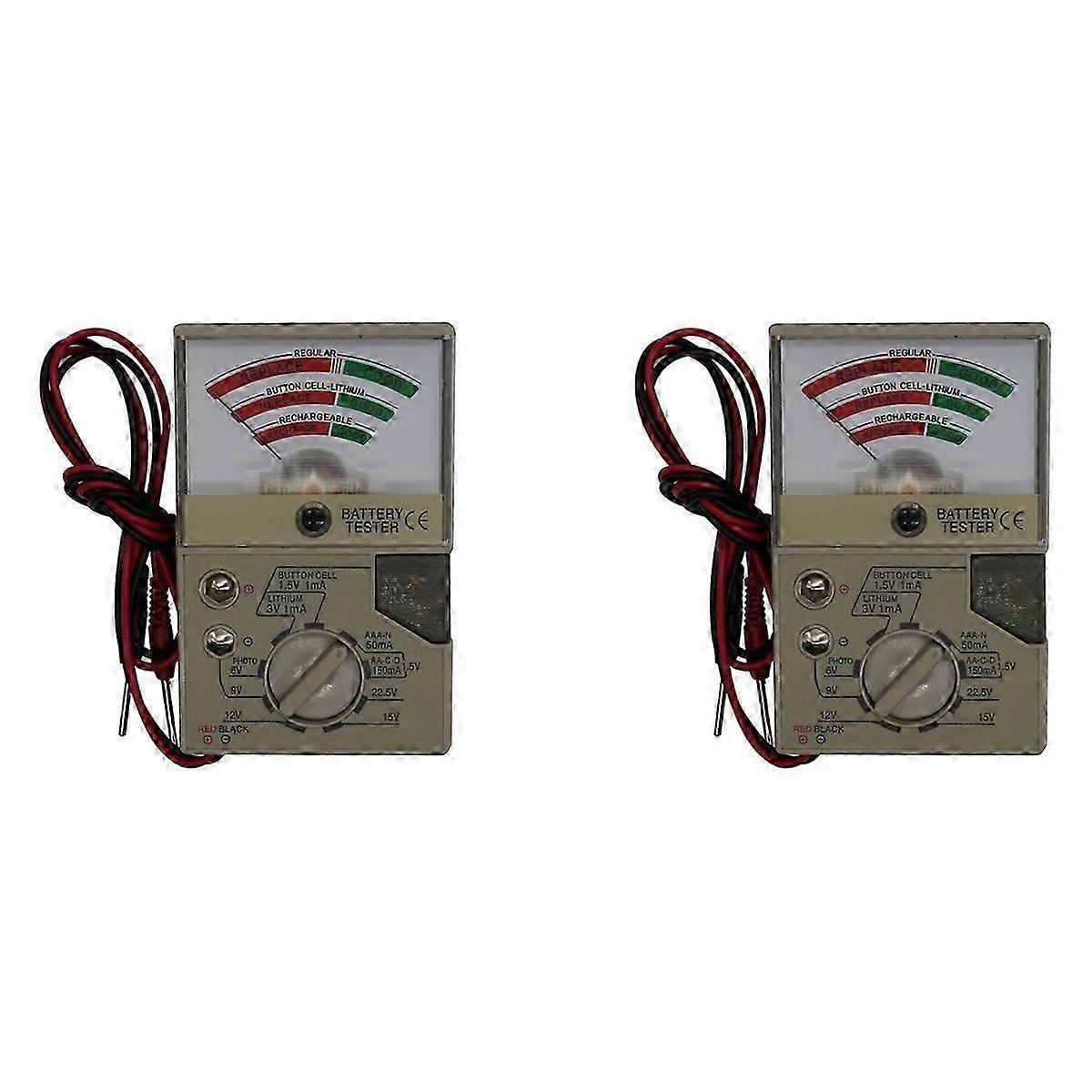 2026 Suitable Battery Tester with Meter Electric Voltage Tester